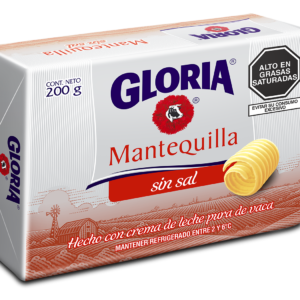 MANTEQUILLA GLORIA SIN SAL