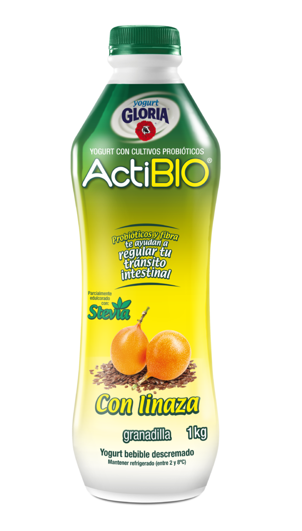 YOGURT ACTIBIO GRANADILLA CON LINAZA