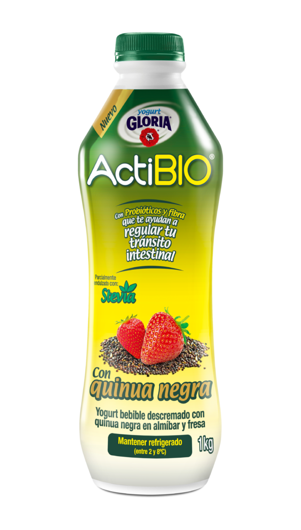 YOGURT ACTIBIO FRESA CON QUINUA NEGRA