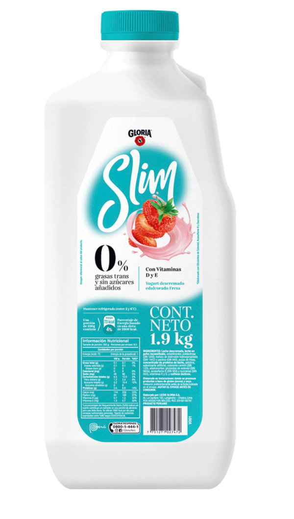 YOGURT SLIM 0% DESCREMADO EDULCORADO FRESA - Image 2