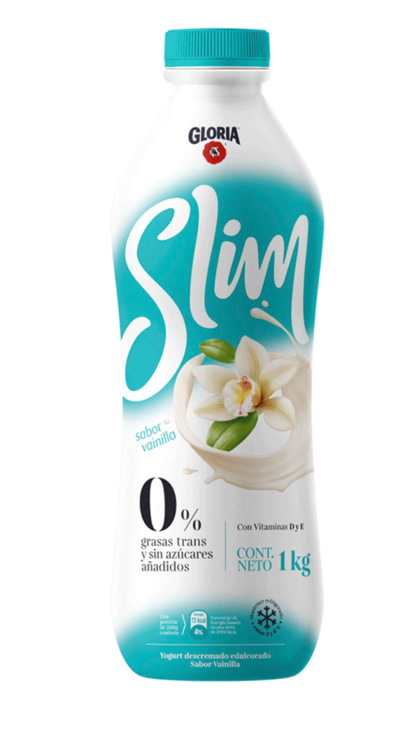 YOGURT SLIM 0% DESCREMADO EDULCORADO SABOR VAINILLA